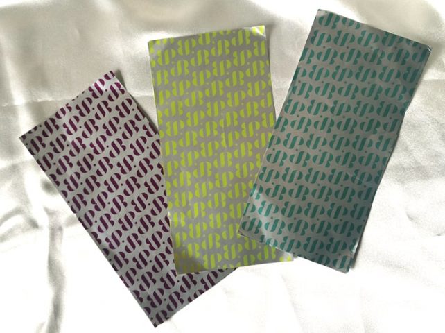 two color printing foil wrapper